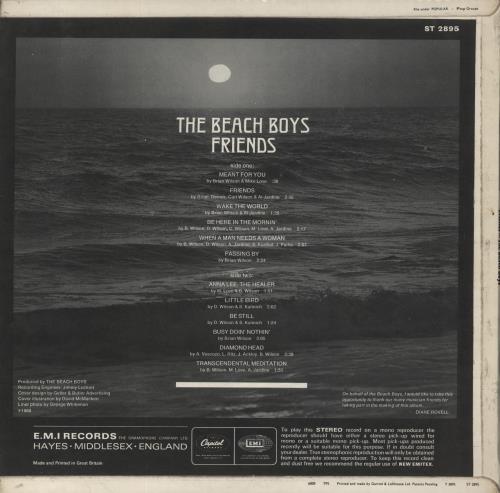 The Beach Boys FRIENDS LP　USオリジナル盤 The Beach Boys – Friends – Vinyl (LP, Album, Mono), 1968